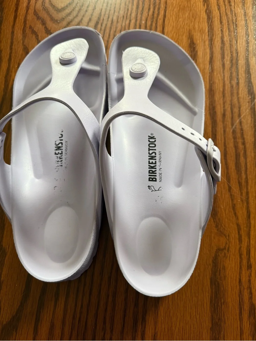 Birkenstock Gizeh EVA Sandals in Light Lavender